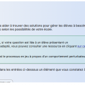 Besoins particuliers : outil chatbot